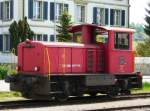 SBB - Rangierlok Tm 2/2 9665 abgestellt in Aarberg am 25.04.2009