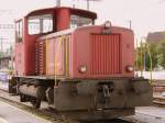 SBB - Rangierlok Tm 2/2  8752 im Bahnhofsareal von Weinfelden am 21.06.2009