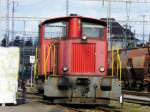 SBB - Diesellok Tm 2/2 8765 fr Rangierarbeiten im Bahnhof Herzogenbuchsee am 02.01.2010