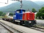 SBB - Tm 2/2  232 224-6 im Bahnhof von Reuchenette-Pry am 19.06.2010 ..