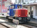 SBB - Tm 2/2  232 216-2 im Bahnhof Pfffikon am 26.08.2011