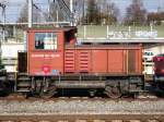 LSB - Rangierlok 98 85 5232 134-7 ( ex SBB Tm 8784 ) Agestellt in Morges am 16.02.2016