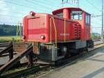 SBB-Cargo: Das  Diesel-Rangiertier  vom Gterbahnhof Langenthal stellte am 16.7.09 der Tm IV 9664 dar.