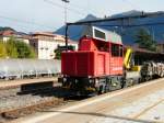 SBB - Tm 234 085-9 bei der durchfahrt im Bahnhof Bellinzona am 18.09.2013