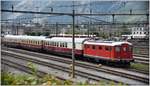 Sonderzugreise AKE-Eisenbahntouristik mit Re 4/4 I 10016 und drei TEE Wagen in Chur. (20.07.2017)