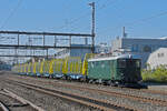 Re 410 039-2 durchfährt am 27.10.2022 den Bahnhof Rupperswil.