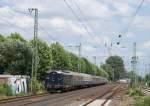 Re 4/4 1008 der Centralbahn AG Basel mit einem Sonderzug bei der Durchfahrt in Dsseldorf Oberbilk am 22.06.2008