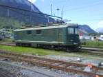 Historisches im Bahnhof Sargans.