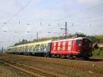 SBB Re4/4I 10019 mit Partyzug in BO Ehrenfeld zum Eurostrand Fintel.(09.10.2008)