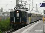 Der Partyzug der Centralbahn durchfuhr heute mit der historischen RE410 10008 den Bahnhof von Troisdorf.