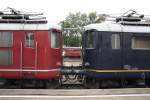 Re 4/4 10008 und Re 4/4 10019 in Gppingen.Mrklin-Tage 2011,d.17/9 2011.