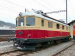 ex SBB - TEE  Re 4/4  10034 abgestellt im Bahnhofsareal in Sissach am 07.04.2013