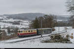 TEE-Classics Re 4/4 I 10034 mit einem Leichtstahlwagen der Lokremise Sulgen am 14.