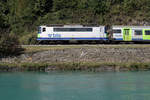 BLS EW III-Pendel mit der Re 420 502, ehemals SBB, als RE Interlaken Ost - Zweisimmen bei Interlaken West am 9.