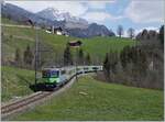 Mit dem (ex SwissExpress) RE von Interlaken Ost nach Zweisimmen.