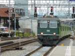 bls - Re 4/4 420 508 mit Schnellzug in Langnau am 12.09.2008