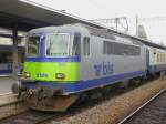 bls - Re 4/4 420 506-8 im Bahnhof von Spiez am 11.08.2008