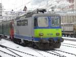 bls - Re 4/4  420 509-2 im Bahnhof von Spiez am 12.12.2008