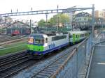 bls: Einfahrt des Regioexpress (Bern-Luzern) in Luzern.