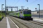 Regioexpress bei der Durchfahrt in Bern Brnnen.
30.07.2009