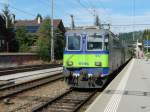 bls - Re 4/4 420 502-7 mit RE bei der einfahrt im Bahnhof Langnau am 17.09.2012