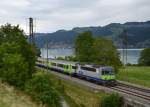 Re 420 501 mit einem Extrazug nach Spiez am 25.08.2013 bei Einigen.