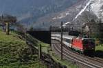 420 11222 mit EC 106 - nach Basel - in Erstfeld (26.03.2007)