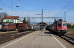 SBB: Bahnhofszene Chavornay vom 14.