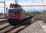 SBB: EW II Pendel mit Re 4/4 11 191 und Re 4/4 II 11 193 an beiden Enden in Lausanne am 20. Mai 2017.
Foto: Walter Ruetsch