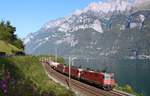 SBB Re 16/16 mit den Loks SBB Re 4/4 II Nr.