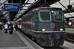 SBB Re 4/4 II 11161 mit IR nach Basel SBB am Sonntag, 26.