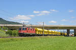 Re 420 272-7 fährt Richtung Bahnhof Itingen.