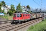 SBB Re 420 258-6 unterwegs zwischen Winterthur Grüze und Winterthur HB.