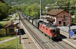 Re 420 259-4 durchfährt am 06.05.2019 den Bahnhof Mezzovico