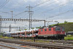 Re 420 318-8 durchfährt den Bahnhof Pratteln. Die Aufnahme stammt vom 27.05.2019.