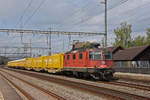 Re 420 244-6 durchfährt den Bahnhof Rupperswil.