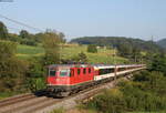 11304 mit dem IR 2063 (Basel SBB-Zürich Flughafen) bei Zeihen 30.8.19