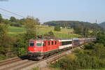 11301 mit dem NJ 401/NJ 471 (Hamburg Altona/Berlin Ostbahnhof-Zürich HB) bei Zeihen 30.8.19