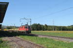 Re 420 234-7 (Re 4/4'' 11234) am 19.9.2019 in Winterthur Wülflingen mit einem Güterzug, beladen mit Neuschotter.