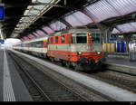 SBB - Re 4/4  11108 / 420 108-3 bei Rangierfahrt im HB Zürich am 29.12.2019