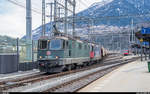 SBB Cargo Re 4/4 II 11330 und eine weitere Re 4/4 II mit einem Getreidezug Italien - Frankreich am 15.