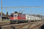 Re 420 331-1 durchfährt den Bahnhof Rupperswil.