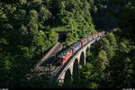 SBB Cargo Re 4/4 II 11266 und eine Re 6/6 mit einem WLV-Zug am 19.