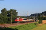 11300 mit dem IC 284 (Zürich HB-Stuttgart Hbf) bei Bietingen 23.6.20