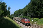 420 163-8 mit dem 44612 (Zürich Limmattal-Singen(Htw)) bei Gottmadingen 23.6.20