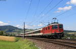 11138 mit dem IR 1971 (Basel SBB-Zürich HB) bei Frick 23.6.20