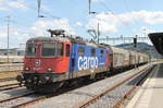 Re 420 307-1 am 14.7.2020 in Yverdon-les-Bains.