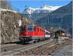 Re 4/4 II 11133 (ex Swiss Express) mit IC 880 Brig - Bern - Basel unterwegs bei Lalden am 16.