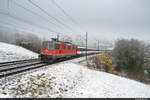 SBB Re 420 159-6 unterwegs mit IR36 1962 von Zürich HB nach Basel SBB konnte hier am 07.12.2020 bei Villnachern aufgenommen werden.