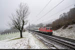 SBB Re 420 181-0 ist unterwegs mit IR36 1967 von Basel SBB nach Zürich HB und konnte am 07.12.2020 bei Umiken aufgenommen werden.